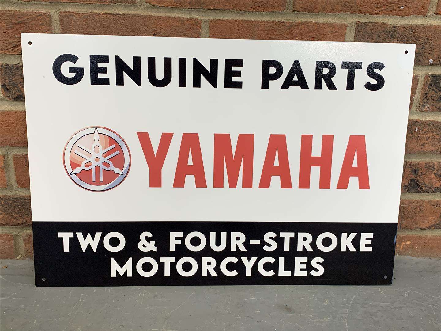 <p>Yamaha Genuine Parts 2&amp; 4 Stroke Sign</p>