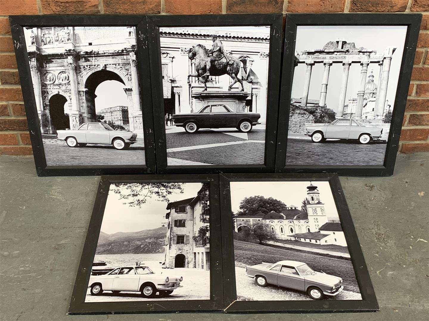 <p>Ex Goodwood 5 plastic framed BMW prints</p>