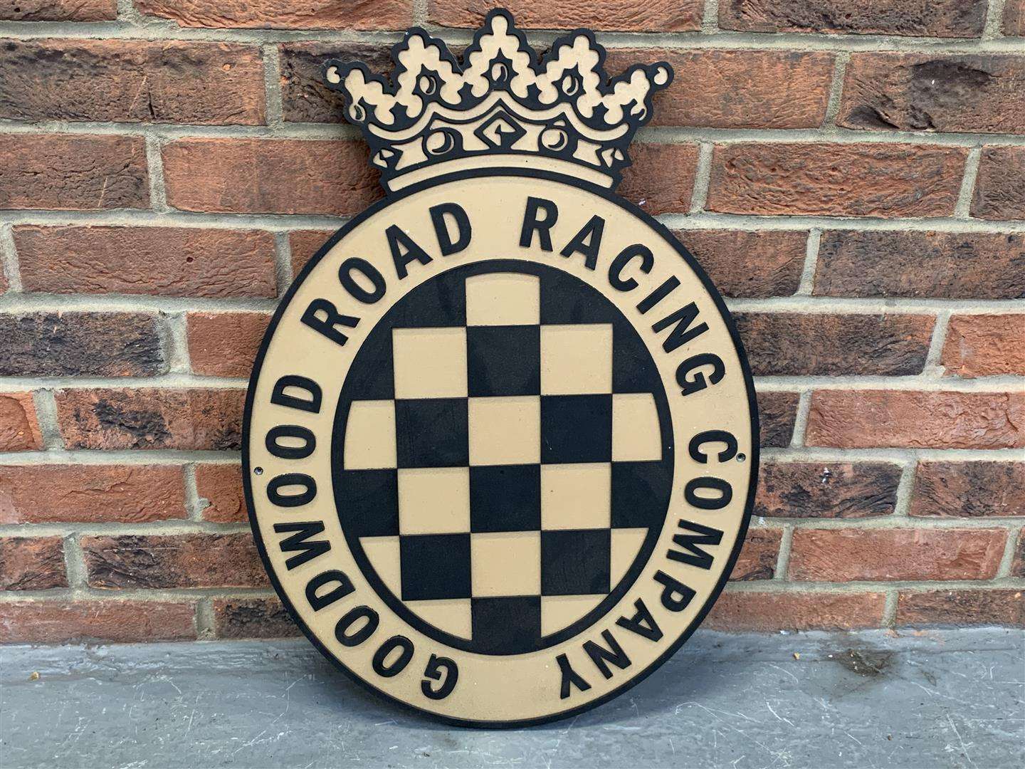 <p>Goodwood Road Racing Company Sign On Board</p>