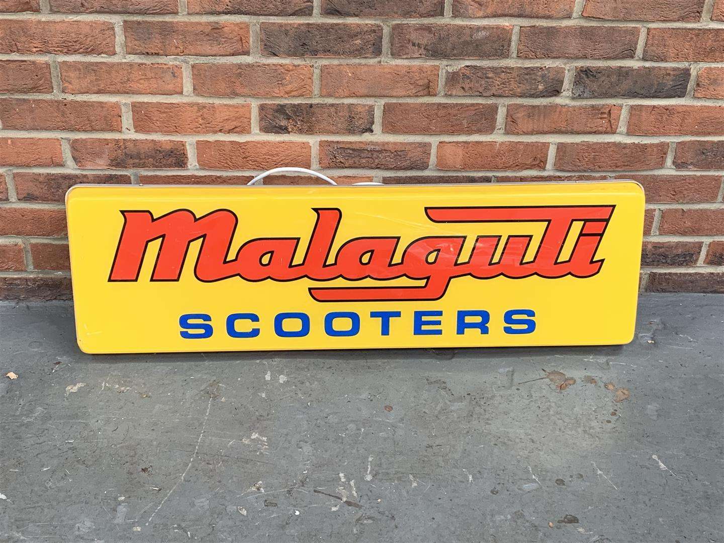 <p>Malaguti Scooters Illuminated Display&nbsp;</p>