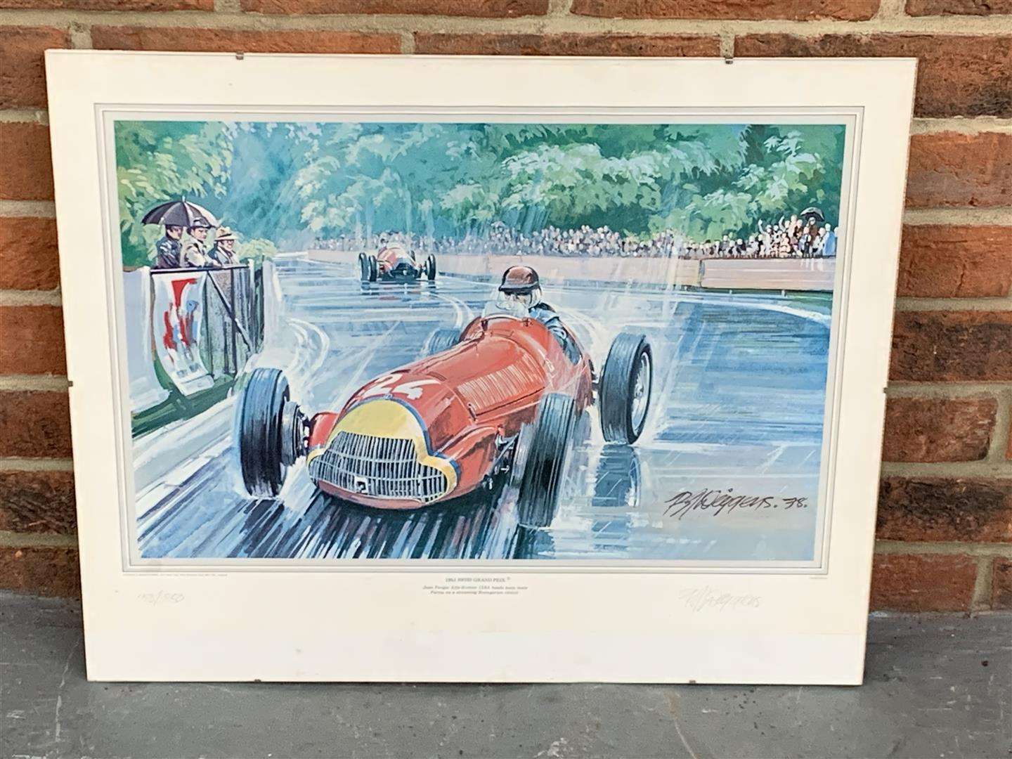 <p>Limited Edition 1951 Grand Prix Signed Print</p>