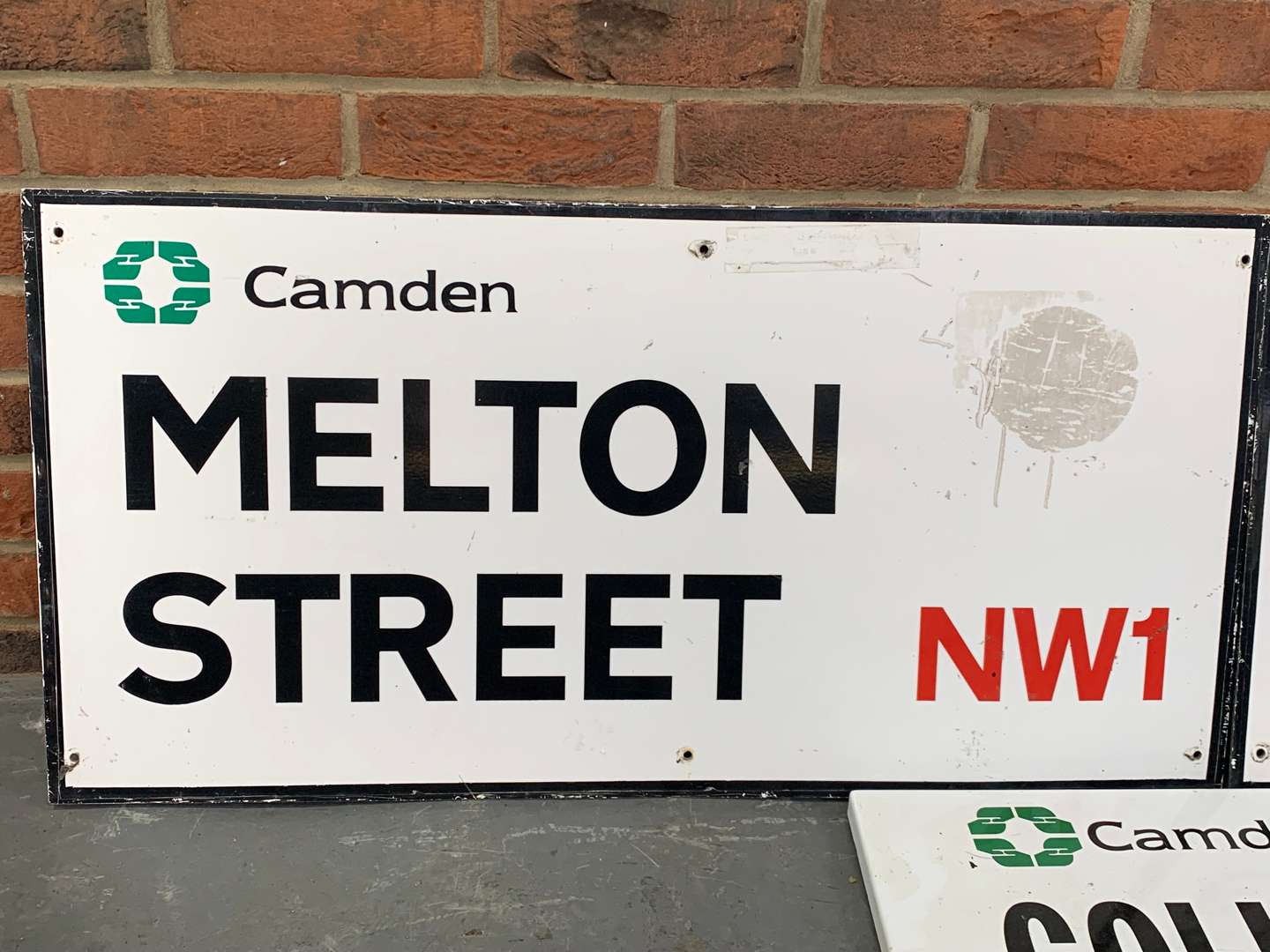 <p>Three Metal London Street Signs</p>