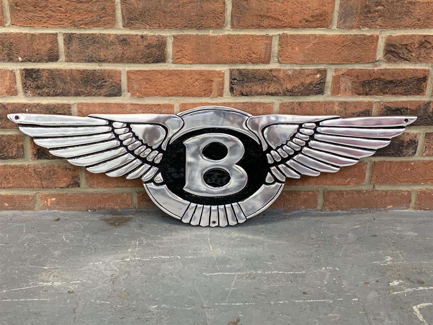 <p>Cast Aluminium Large Bentley Emblem</p>