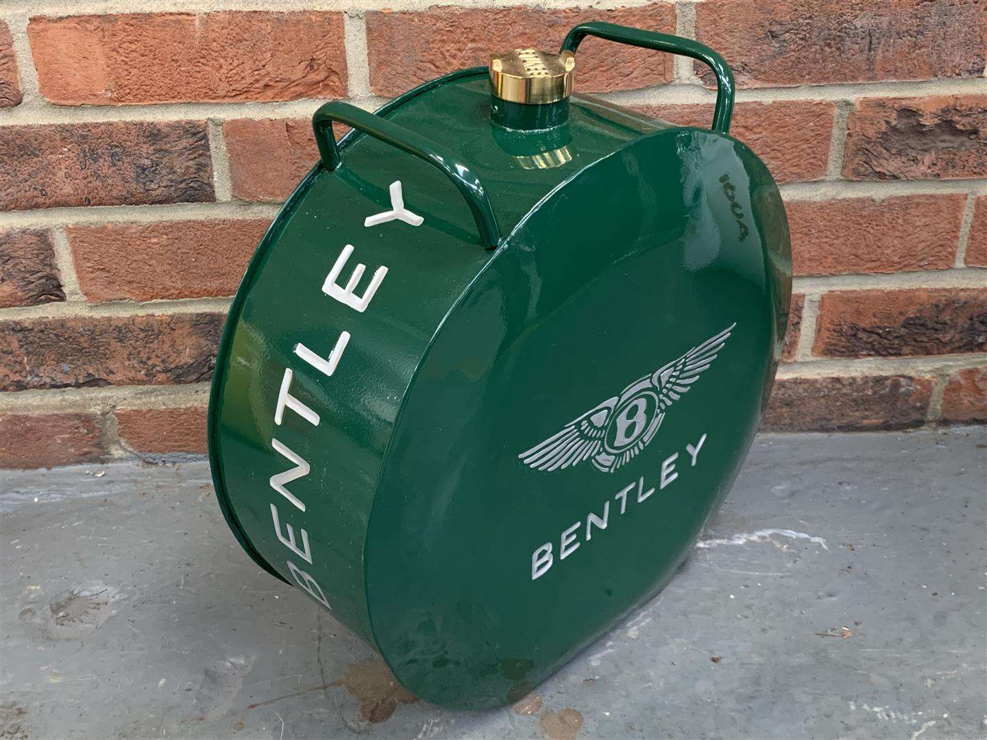 <p>Modern Bentley Two Handled Fuel Can</p>
