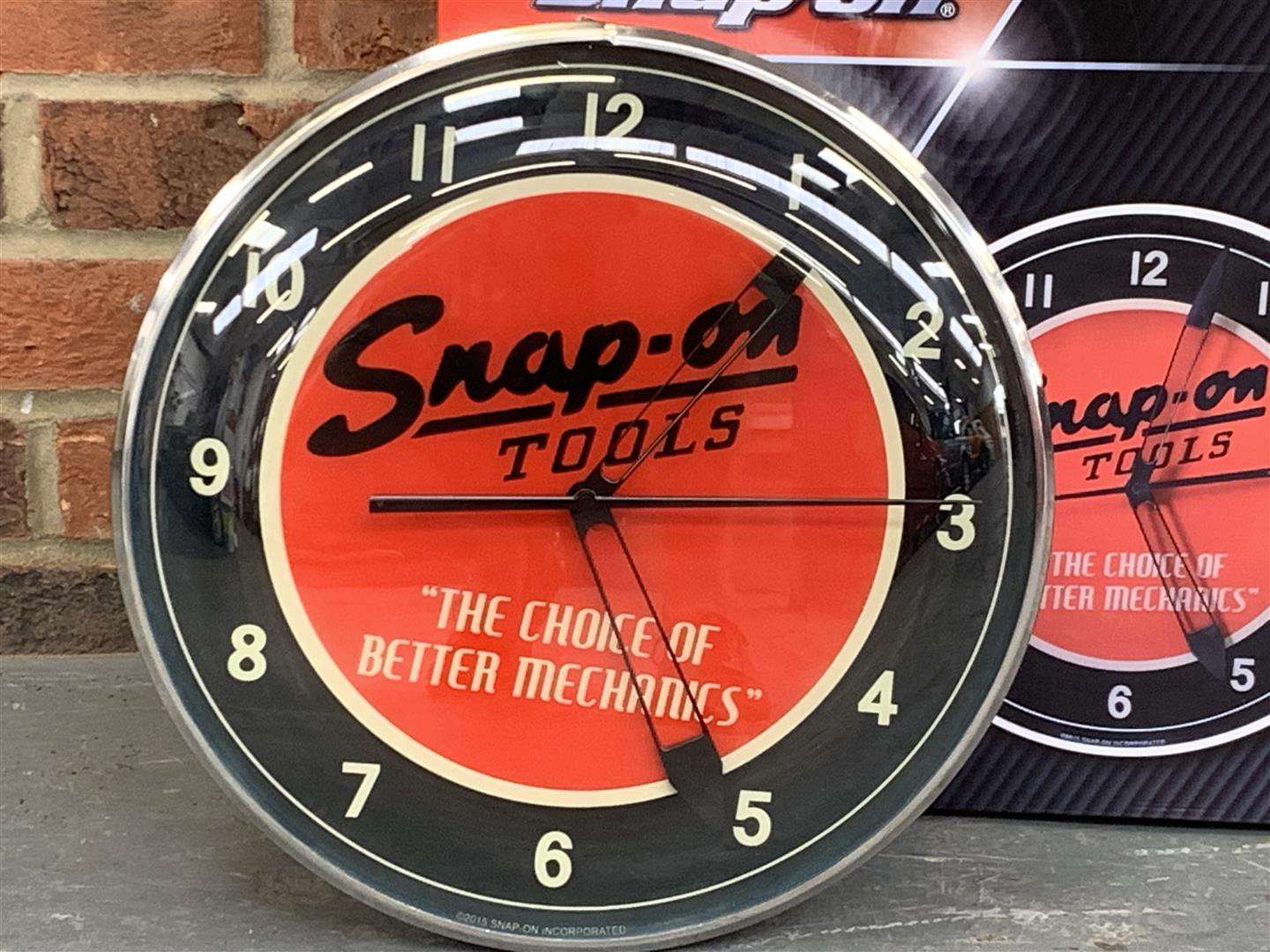 <p>Snap On Tools Boxed Wall Clock</p>