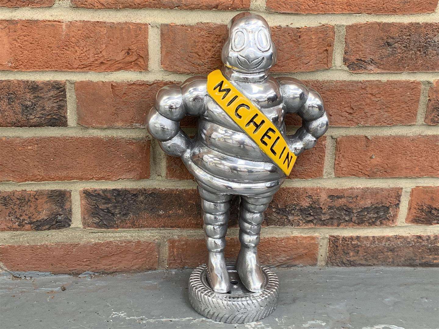 <p>Cast Aluminium Michelin Man Display</p>