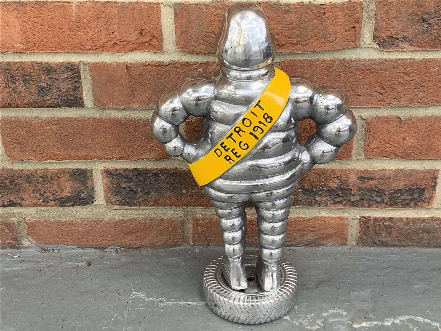 <p>Cast Aluminium Michelin Man Display</p>