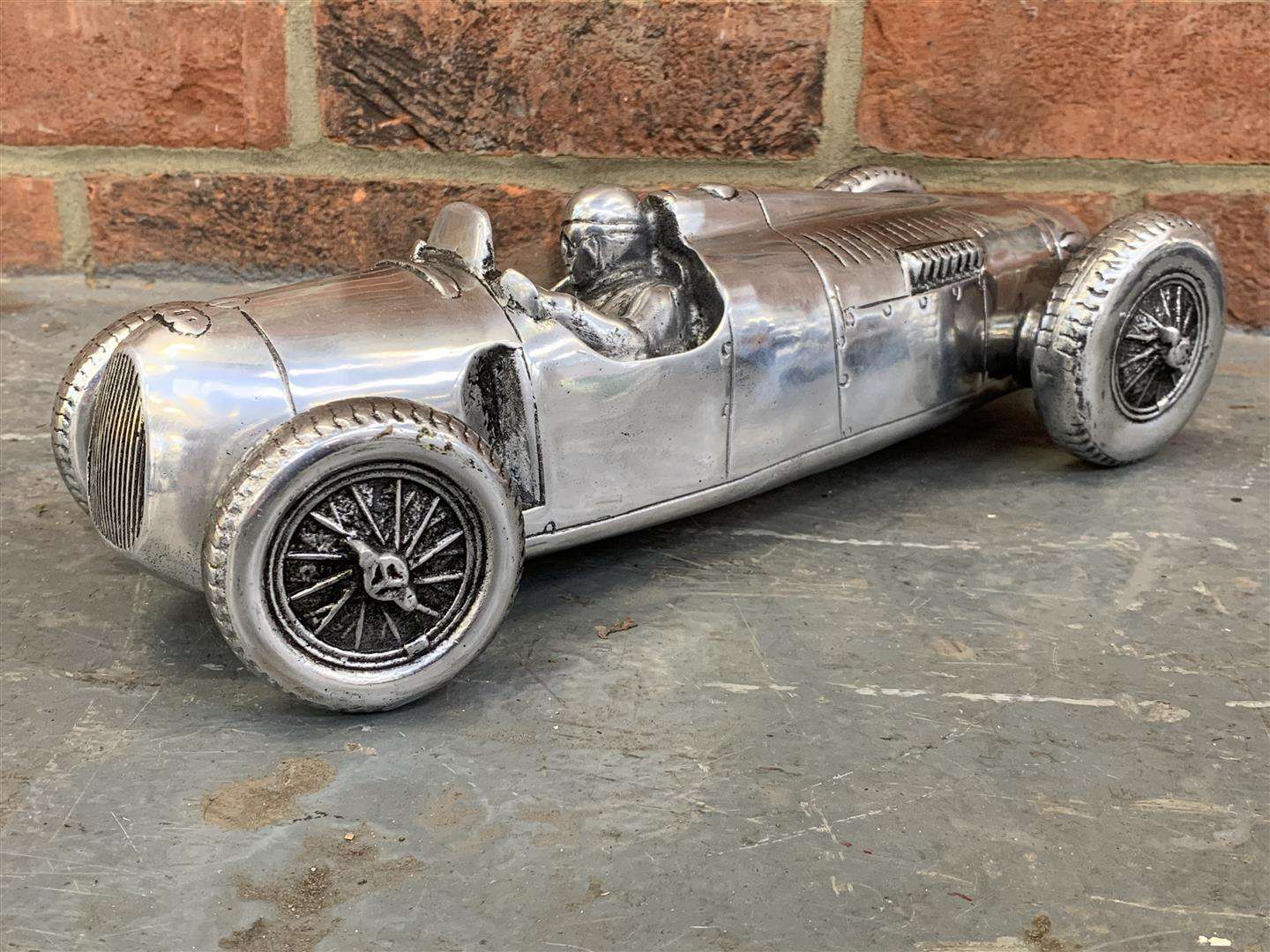<p>Cast Aluminium Auto Union Race Car Model</p>