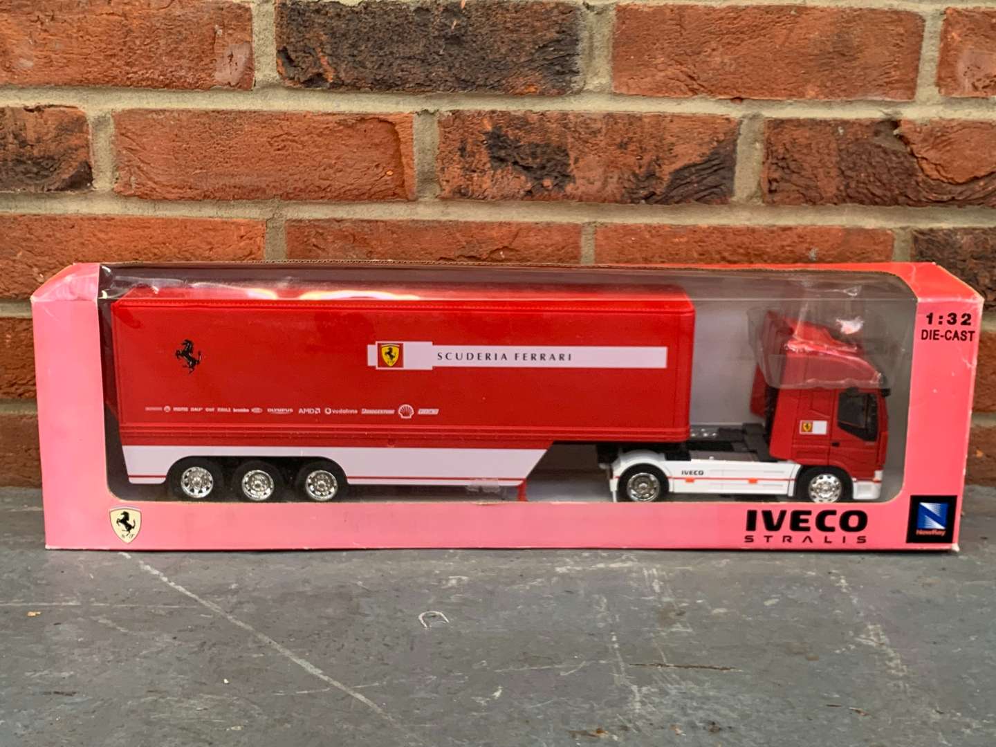 <p>Boxed Iveco Ferrari Lorry 1:32 Scale</p>
