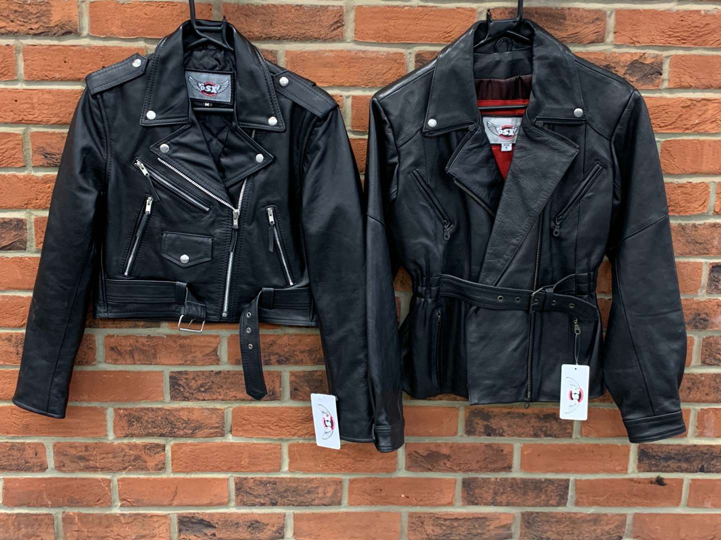 <p>Two Ladies OSX Leather Jackets</p>