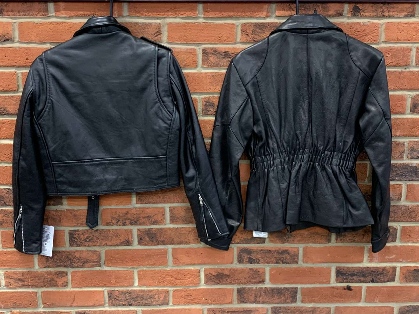 <p>Two Ladies OSX Leather Jackets</p>