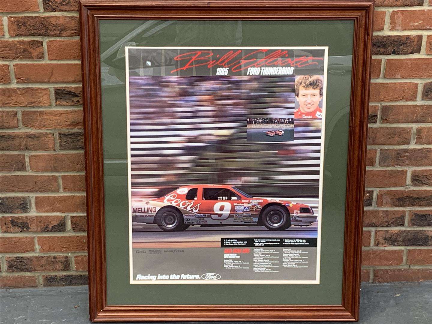 <p>Two Framed Nascar Posters</p>
