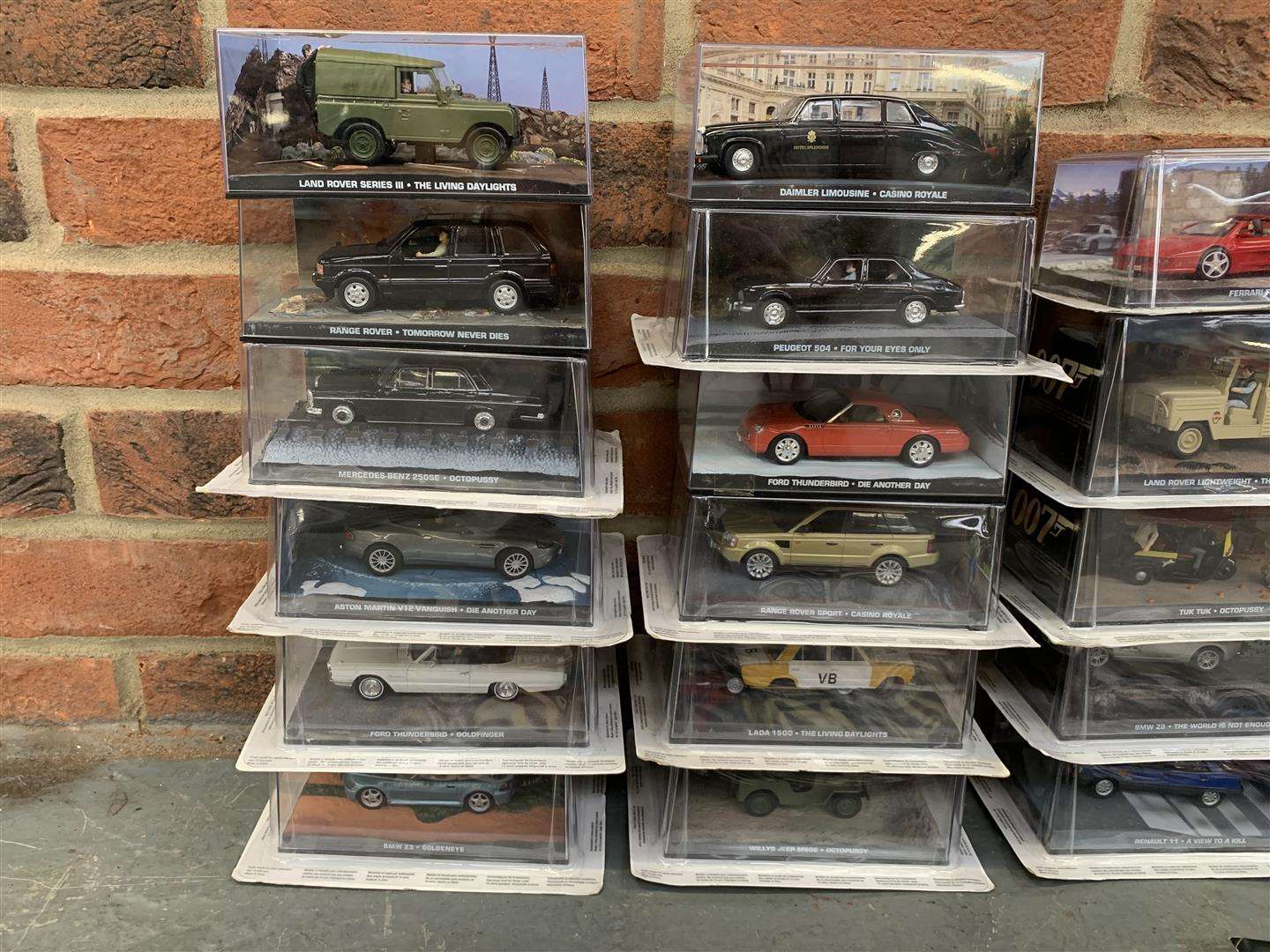 <p>Collection Of 23 James Bond Cars</p>