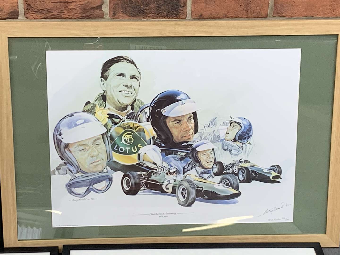 <p>Four Framed Craig Warwick Racing Prints &amp; An Original Signed Oil On Canvas (5)</p>
