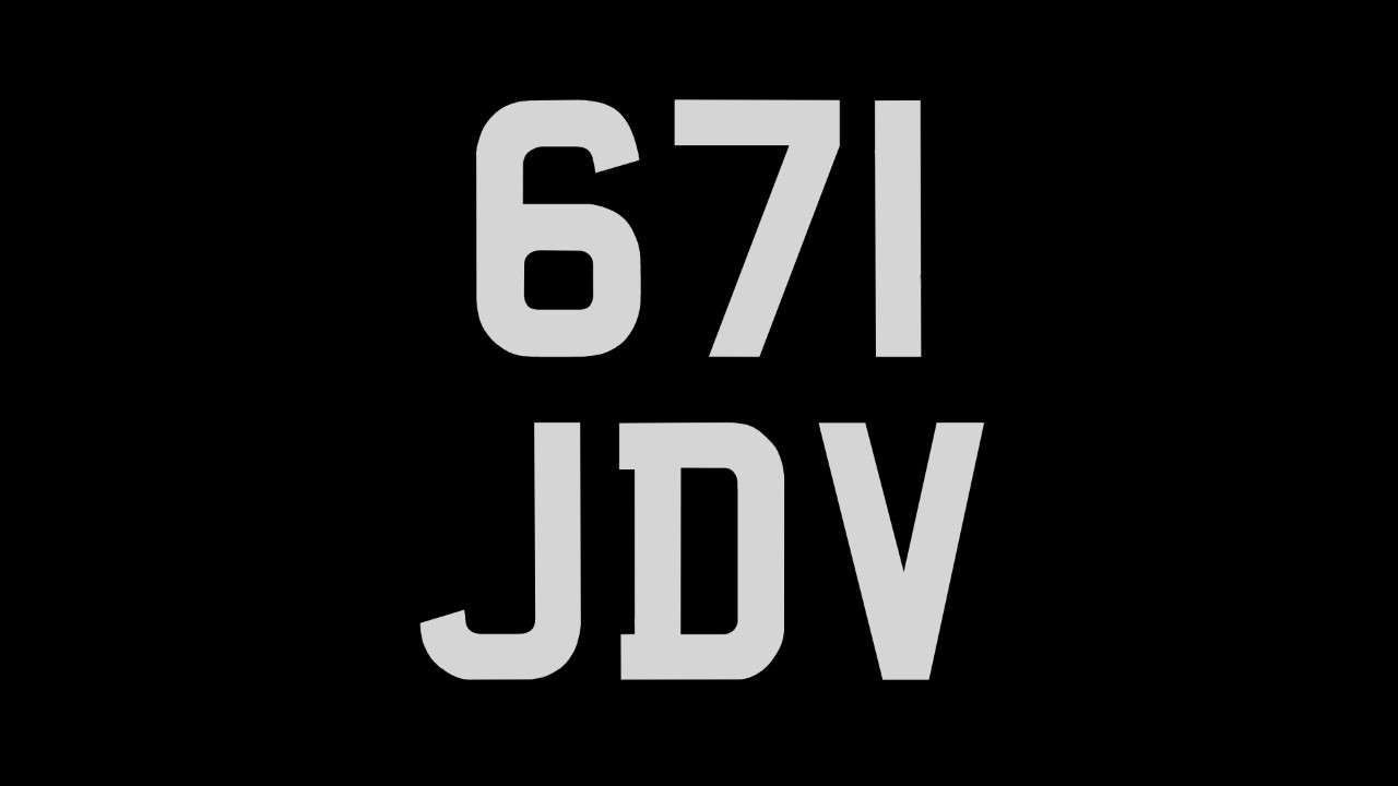<p>671 JDV Registration number&nbsp;</p>