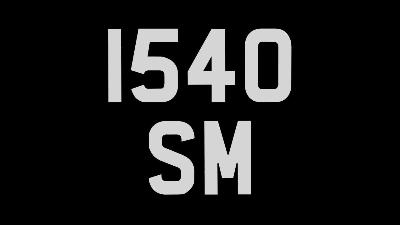 <p>1540 SM Registration number&nbsp;</p>