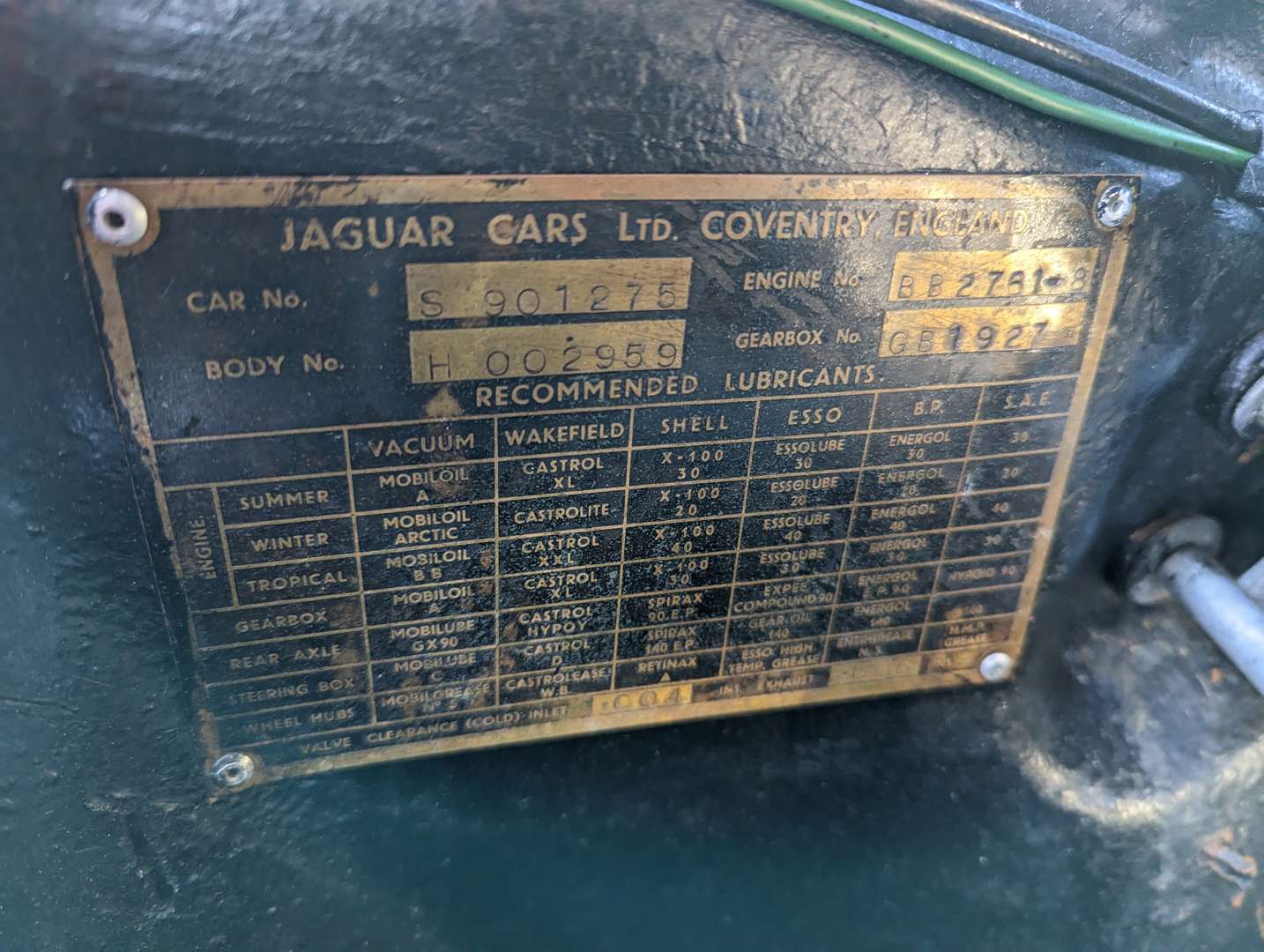 <p>1956 JAGUAR 2.4 MKI</p>