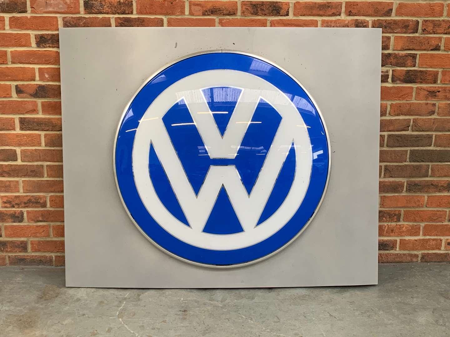 <p>VW Convex Dealership Sign</p>