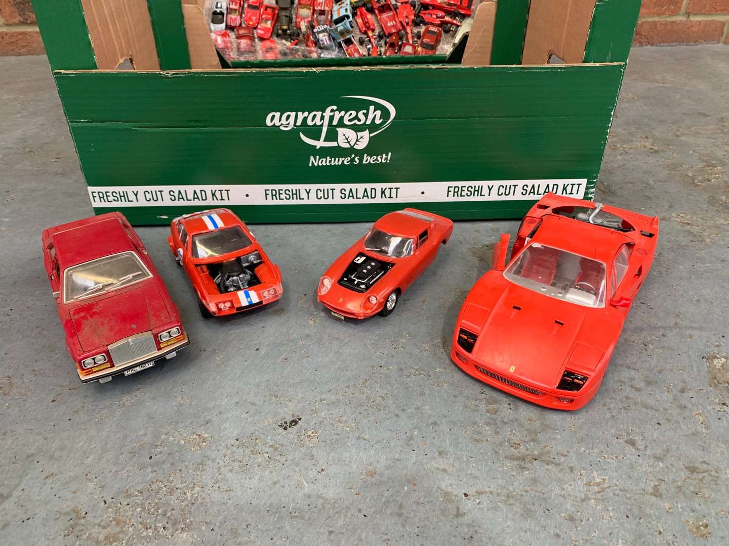 <p>Two Boxes Of Model Ferrari's&nbsp;</p>