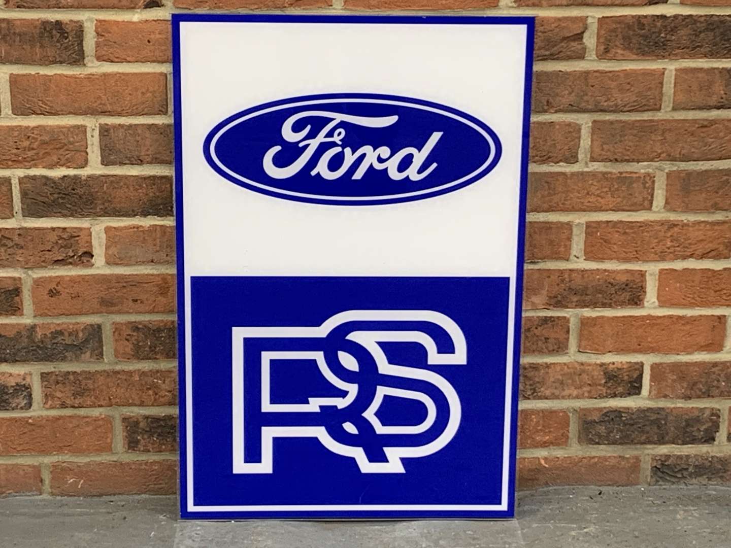 <p>Ford RS Perspex Sign</p>