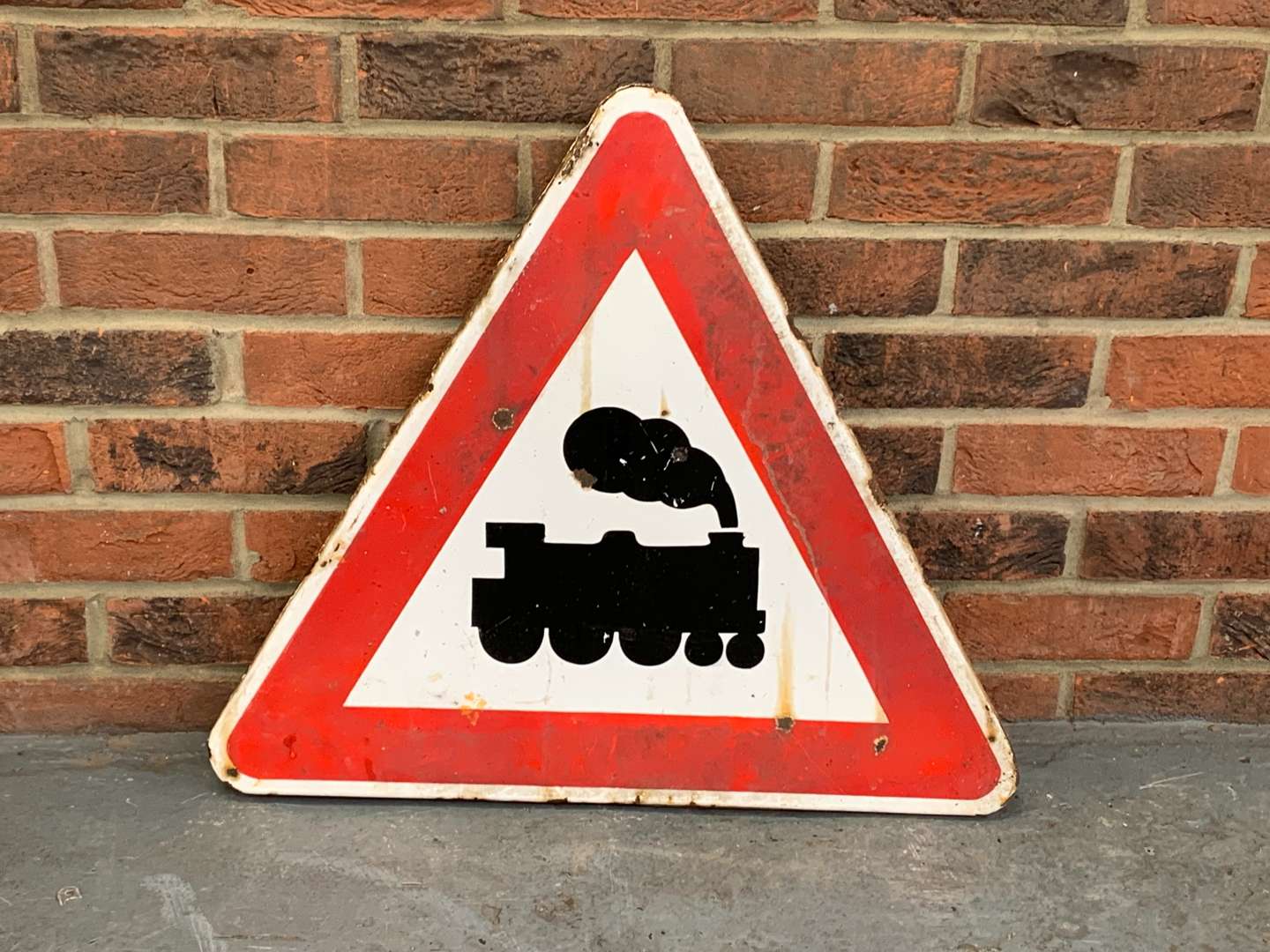 <p>Railway Made Warning Sign</p>
