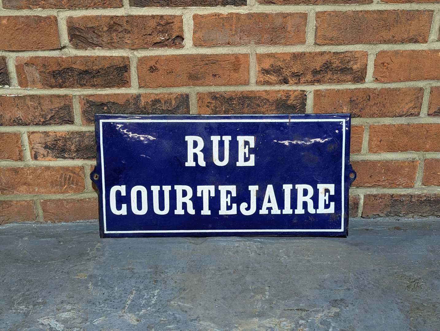 <p>French Enamel Street Sign</p>