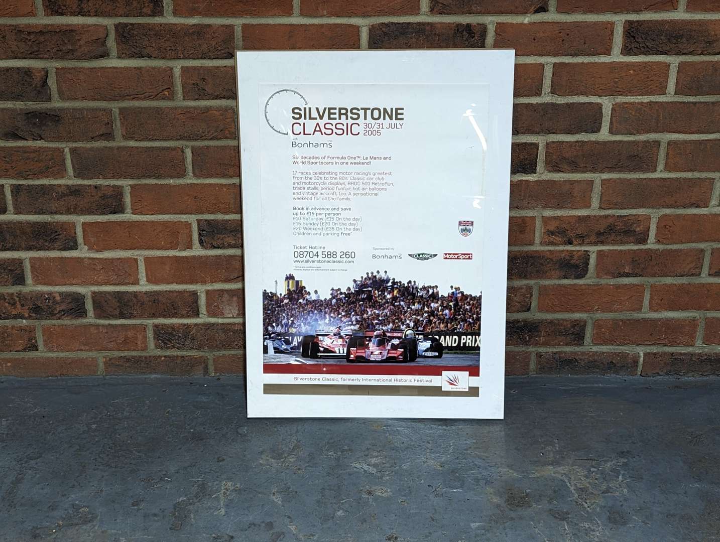 <p>Bonhams Silverstone Classic Poster</p>