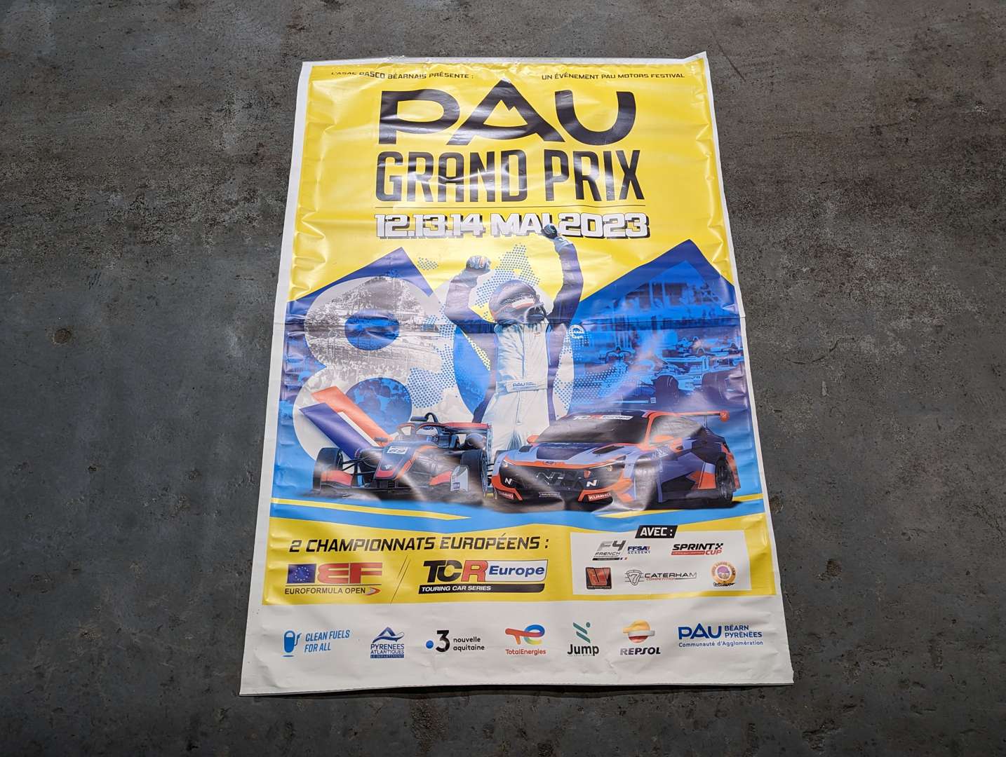 <p>Large PAU Grand Prix Race Poster&nbsp;</p>