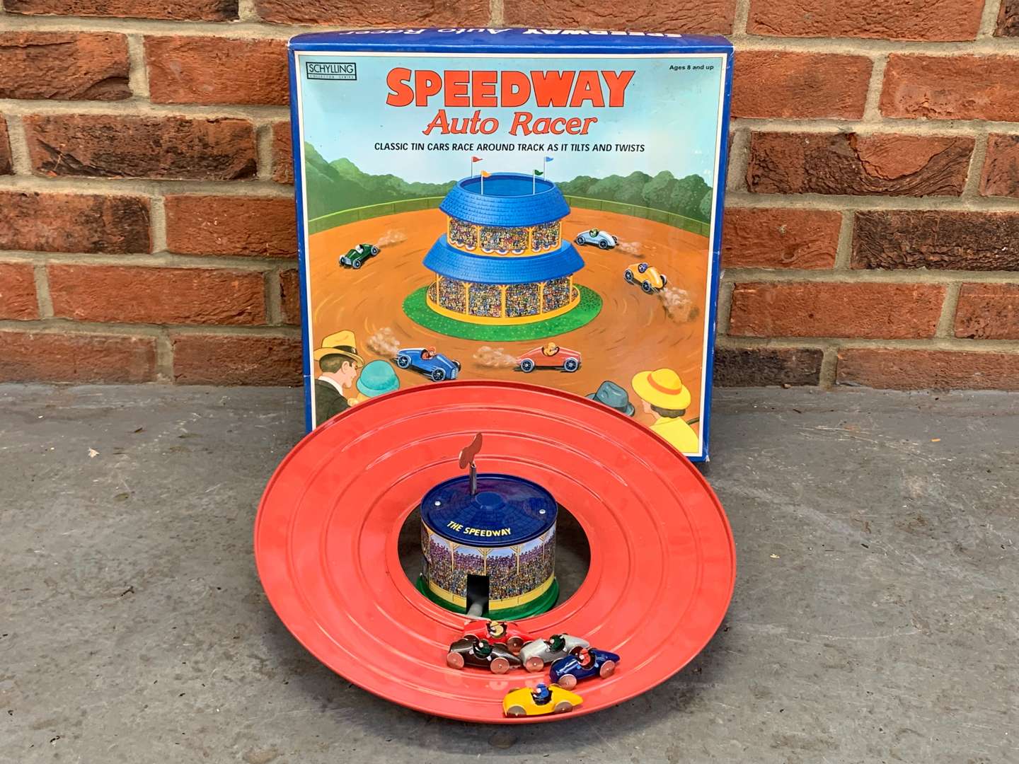 <p>Schylling Boxed Speedway Auto Racer Game</p>