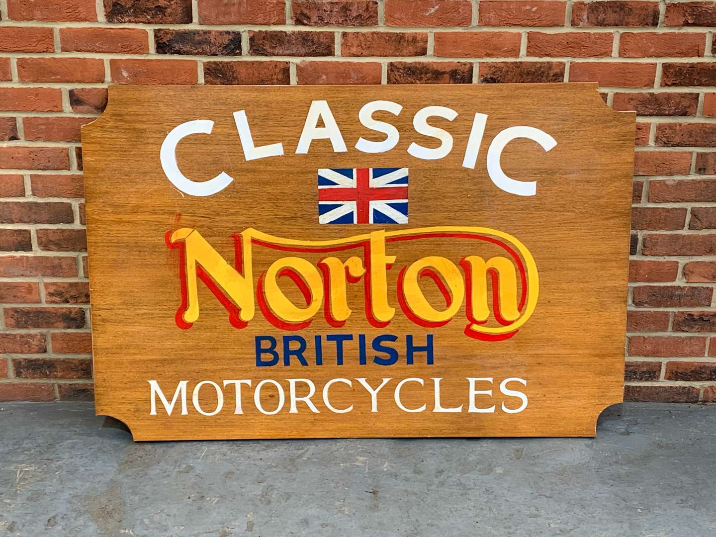 <p>Classic Norton British Motorcycles Table Top</p>