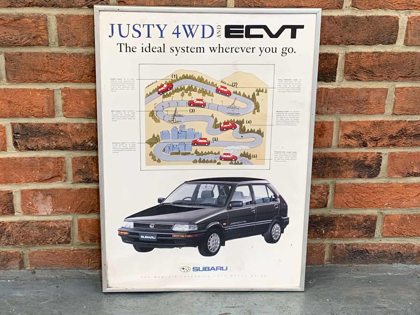 <p>Subaru Framed Poster</p>